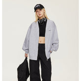 Unisex Jacket Cardigan Sweater Men's and Women's Jacket Boys Spring and Autumn Baggy Coat